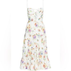 Wayf Timber Tiered Buster Midi Dress